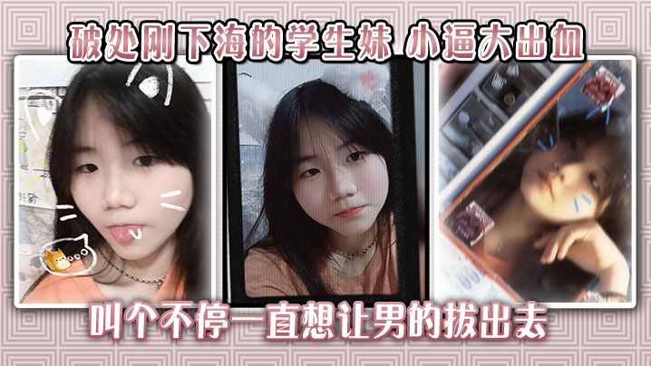 破处刚下海的学生妹小逼大出血叫个不停一直想让男的.拔出去封面