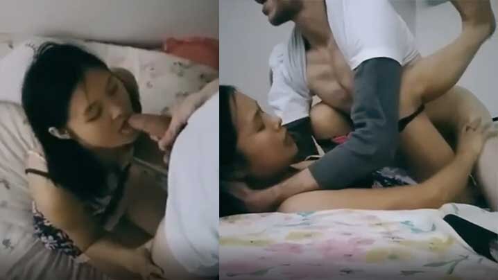 清纯妹子上海某本科院校水嫩漂亮美女和洋助教激情啪.啪自拍视频被渣男爆出鸡巴真长操的嗷嗷叫干完逼又插嘴最后射颜封面